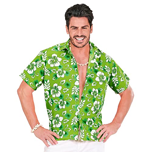 WIDMANN MILANO PARTY FASHION - Camisa Hawaii para homem, camisa de flores, festa na praia, disfarces