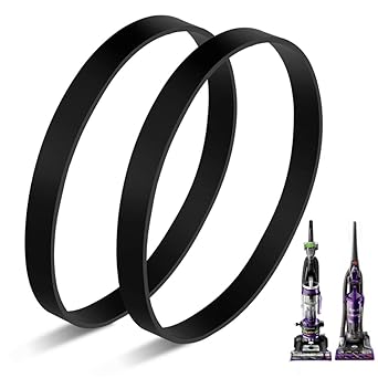 JEDELEOS Replacement Belts for Bissell 2252 2253 2254 22543 2255 2256 2258 2259 2260 2316 1309 1790 1792 1793 1413 2739 Powerlifter/CleanView Swivel Rewind Pet Vacuum (Pack of 2)