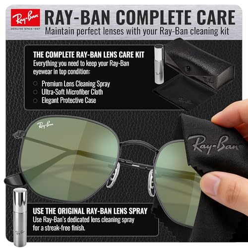 Image of Ray-Ban RB3548N HEXAGONAL FLAT LENSES Square-Round Shape Sunglasses for Men & Women with Official Eyewear Kit