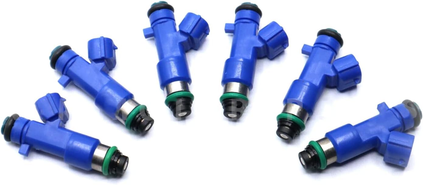 JUAED 6 Pcs Fuel Injector Fis for G37 GTR V6 Replace 16600