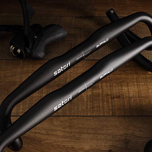 Satori Buffalo Road Bike Bicycle Al6066 Fixed Gear Aero Handlebar 31.8Mm X 440Mm - Drop Bars #TOP2