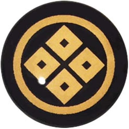 Amazon Co Jp 家紋ピンバッジ mm 丸に隅立て四つ目 ピンバッチ Pins 家紋 ジュエリー