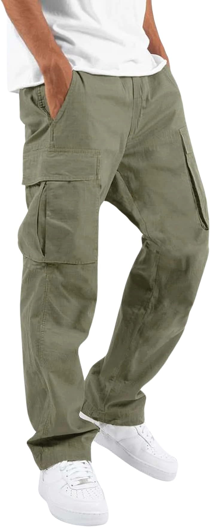 Cargo for Men | Cotton Cargo Pant | Drawstring Waist Pant (Also Available in Plus Sizes) (01-04)