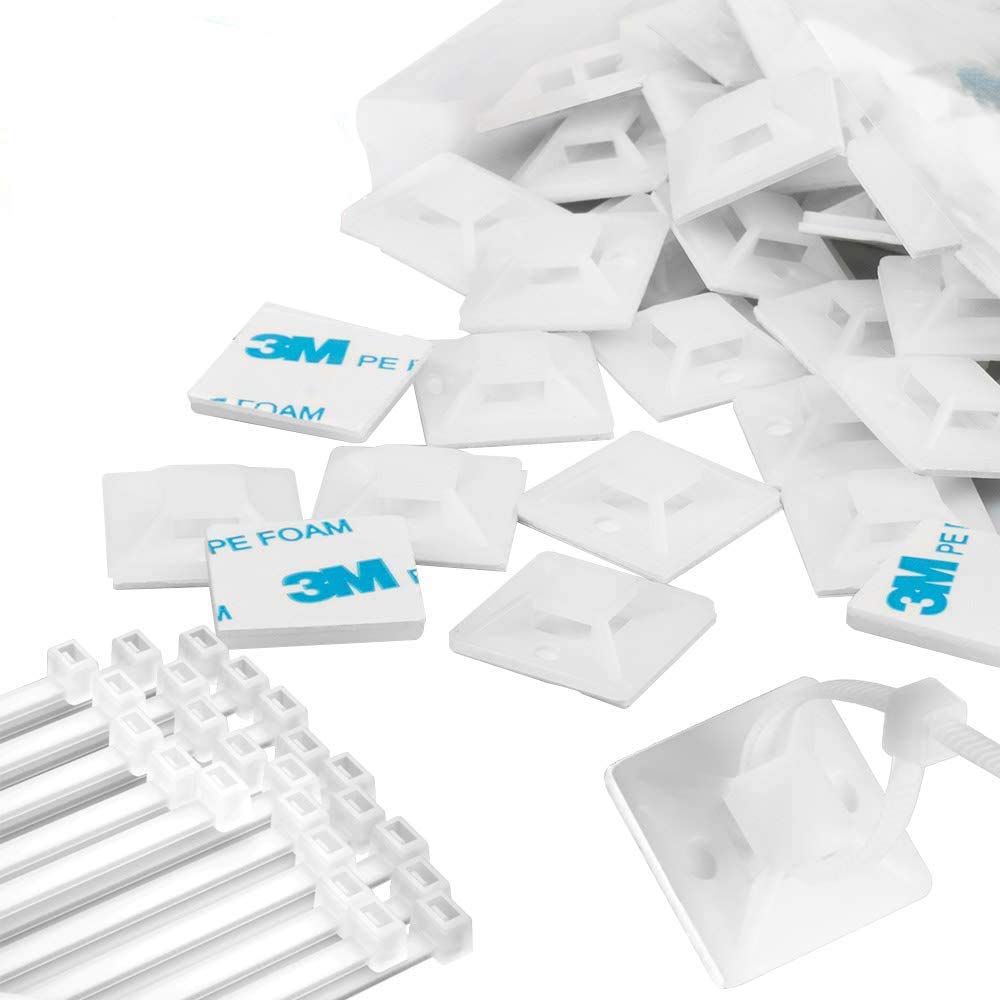 Buy KALENO Zip Tie s Small Cable Tie Adhesive And Zip Ties, 3/4in