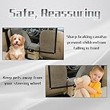 JazRvr Hundegitter Auto, 5-teiliges Set mit Trennnetz für Kofferraum und Rücksitz, Sicherheitsnetz für Haustiere, 75 x 115 cm, inklusive 4 Eisenhaken, ideal für Hunde und andere Haustiere