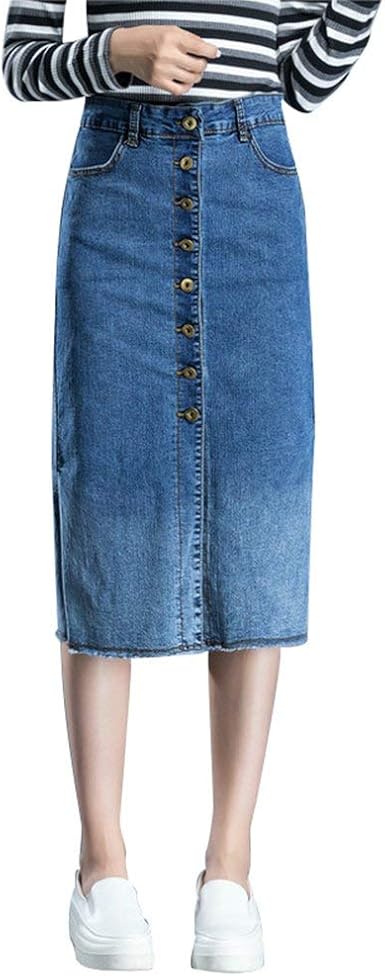 Gonna In Denim Y2K | Vita Alta E Corta | Stile Trapezio | Moda Casual Donna - Foto 10