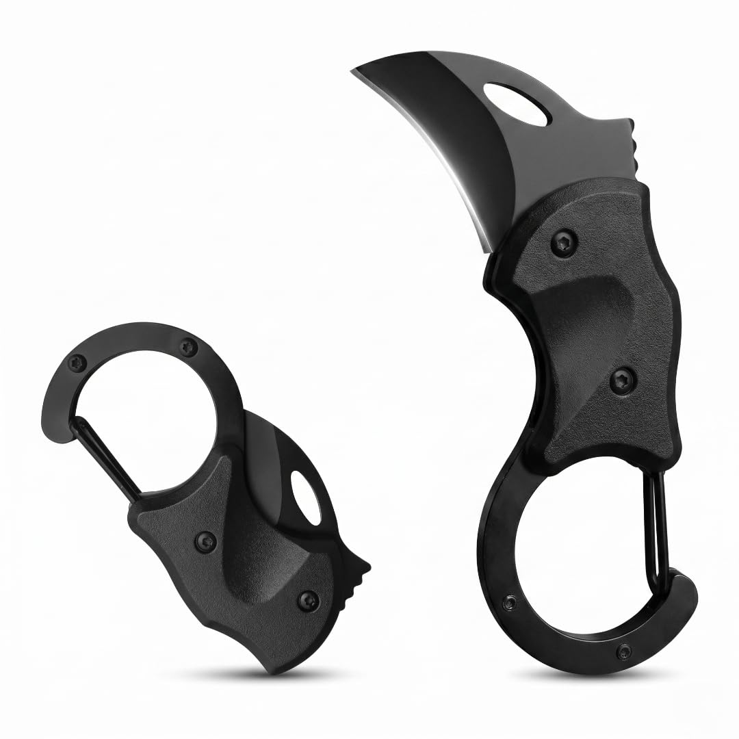 Compact Multi Tool Keychain | Foldable Blade with Metal Clip | Flush closure, nothing pokes through-image-7
