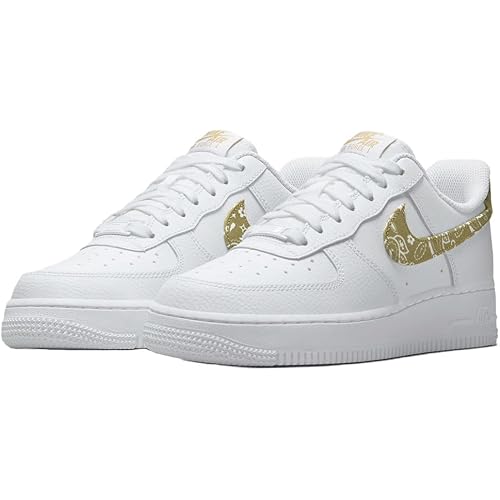 Nike Women's Air Force 1 Low '07, White/Barley-white, 5