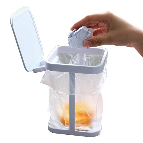 Miniatura 4 de Mukkuri Soporte para bolsas de basura para encimera para cocina casera (rosa)