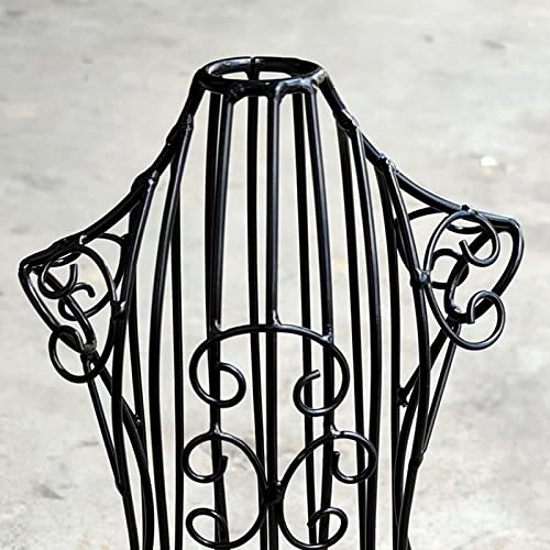 FAKEME Roupas de cachorro modernas manequins suporte ferramentas para vestir roupas de boneca, preto