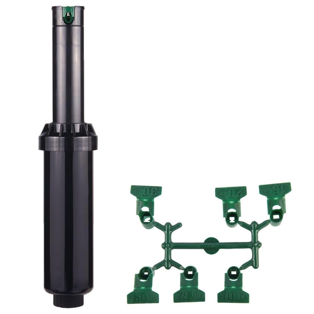 Set di 5 Irrigatore Hunter SRM-04 | Portata 4 a 9 m | Filettatura 1/2" Femmina, nero