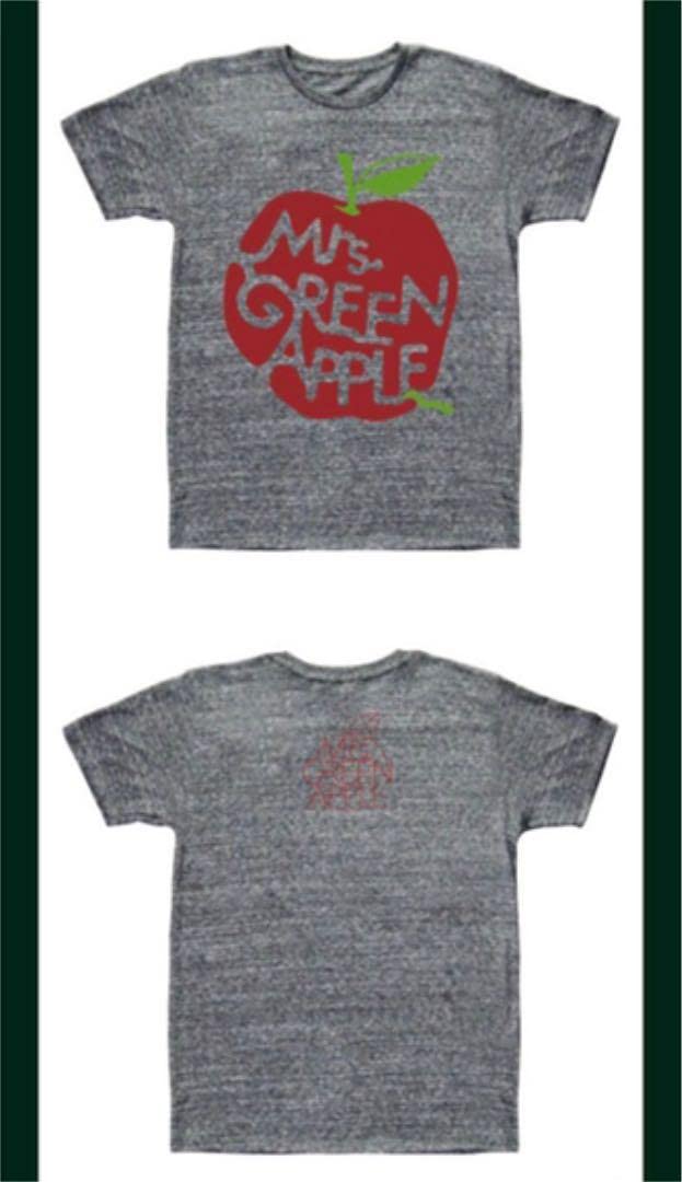 新品　Mrs.GREEN APPLE　かじかじTシャツ　杢グレー　М　初期グッズ 新品 Mrs.GREEN APPLE かじかじTシャツ 杢グレー М 初期グッズ