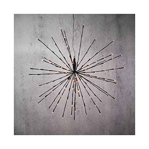 Luca Lighting - Firework lighting black warm white 160led IP44 - h48xd70cm - Wohnaccessoires & saisonalDekoration