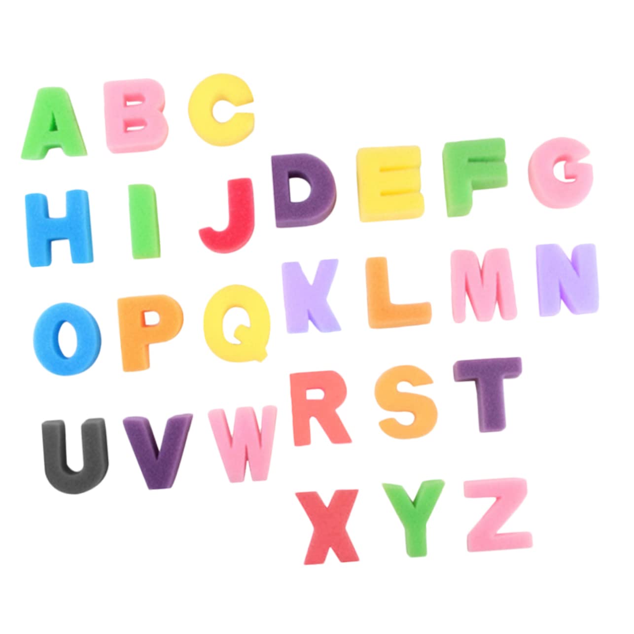 Alphabet Stamps 26pcs Alphabet Sponge Stamp Letter Stamp Suits for Alphabet Stamps for Paint Letter Painting Tools Graffiti Cartoon Stamps Painting Sponge