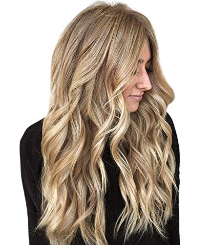 VeSunny 16" Blonde Mini Tape in Hair Extensions Highlights Color #18 Ash Blonde Mix #613 Bleach Blonde Remy PU Skin Weft Human Hair Glue in Extensions 1G/PC 20Pcs/Set