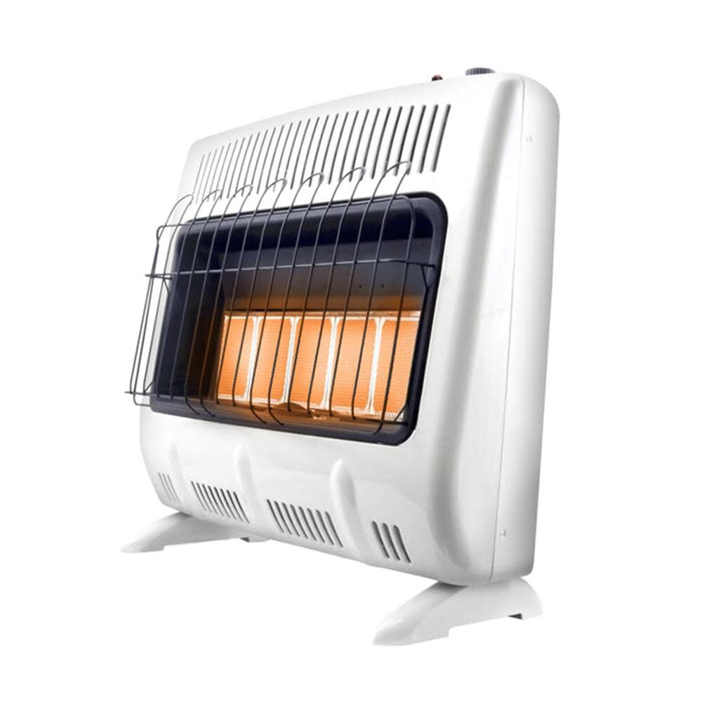 Mr. Heater 30000-BTU Floor Mount Indoor Natural Gas Vent-Free Radiant Heater at