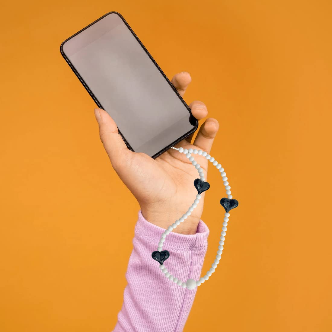 Cordino Per Telefono Con Perline A Farfalla - Laccio Decorativo Per Smartphone, Regalo Per Donne E Ragazze