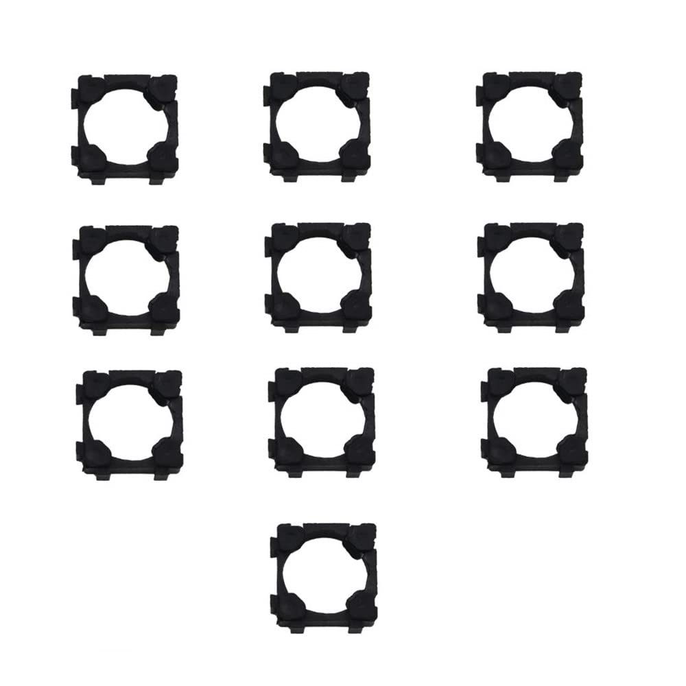 INVENTO 10Pcs 18650 Holder Lithium Battery Safety Spacer Plastic Holder 22x22mm for DIY Battery Pack Making-image-15