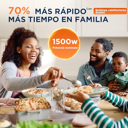 Midea Olla a Presión 9 en 1, 6L con 12 Funciones de Cocción olla Presion Electrica (Cocción Lenta, Olla Arrocera, Sous Vide, Vaporera), 70% Más Rápida, Acero Inoxidable Pulido y Negro - imagen 5