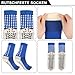 Radsocken 3 Pairs Kids Football Socks Grip Socks, Anti-Slip Football Socks Nonslip Football Socks Kids Long Breathable Soccer Socks for Daily Running Training Sporting Socks for Boys Girls Aged 5-12