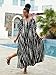 IMAGEKOPE Kaftan for Women Plus Size Bathing Suit Cover up Batwing Dress Loose fit Moroccan Caftan mumu Dresses for Women