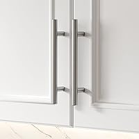 Vista 2 de Goldenwarm Tiradores de cajón de latón cepillado manijas de gabinete de oro - BSS-64-10