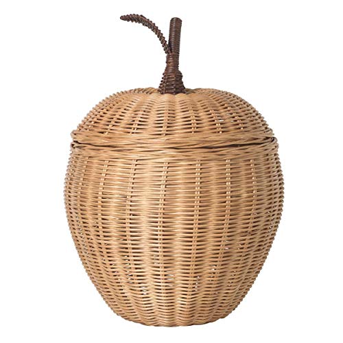 Preisvergleich Produktbild Ferm Living Aufbewahrungsbox, Rattan, Natural, 52x36,5x36,5