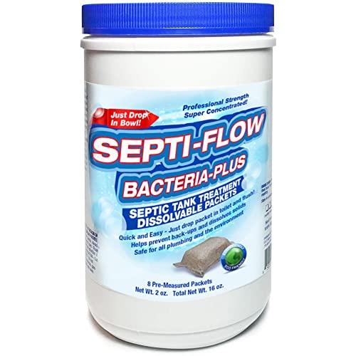 Buy SeptiFlow BacteriaPlus Septic Saving Enzyme Packs 8 Month Septic