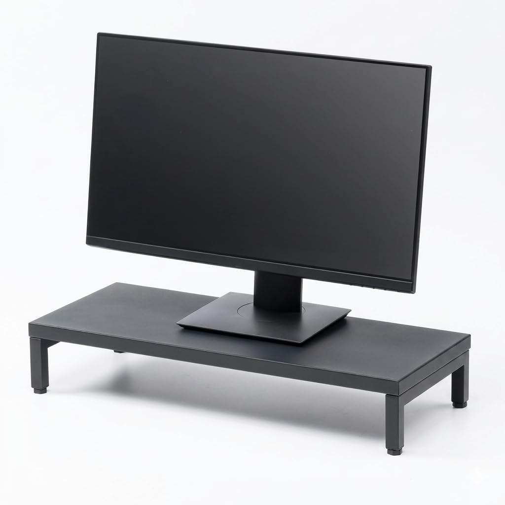 Amazon.co.jp: サンワダイレクト モニター台 幅60×奥行25×高さ11cm 耐