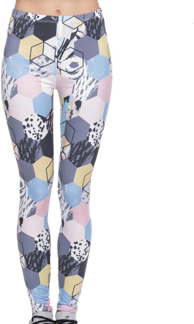WARHBD Leggins Colorati A Nido D'Ape Stampa Legging Fitness Femminile  Leggins Pantaloni Yoga Donna Allenamento Leggings-Xl : Amazon.it:  Abbigliamento