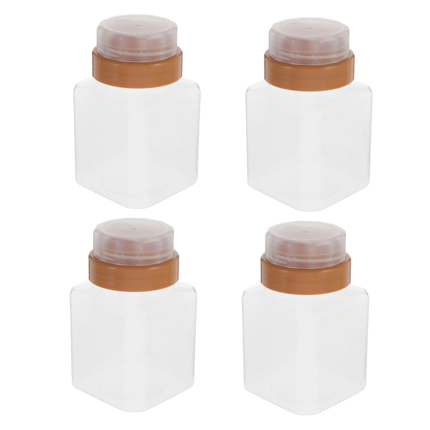 HANABASS Reusable Plastic Honey Bottles with Lids for Simple Syrup Decorative Honey Keeper