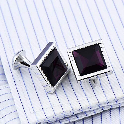 Image of S&W Wedding Cufflinks for Men Cuffs with Gift Box Business for Tuxedo Shirt