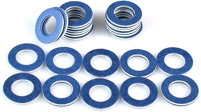 24 Pieces Oil Drain Plug Gaskets 90430-12031 Replacement for Lexus Toyota Scion CT200h ES350 Prius Tundra Sienna Tacoma 4Runner RAV4 Scion tC xB xD Oil Drain Plug Washers Aluminum - M12