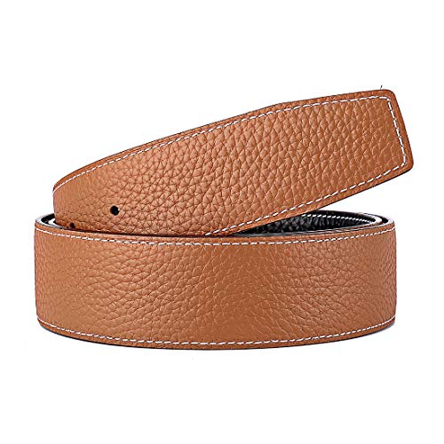 Vatee's Reversible Genuine Leather Belts For Men/Women Replacement Belt Strap Without Buckle 1.25"/1.34"/1.5" Wide2