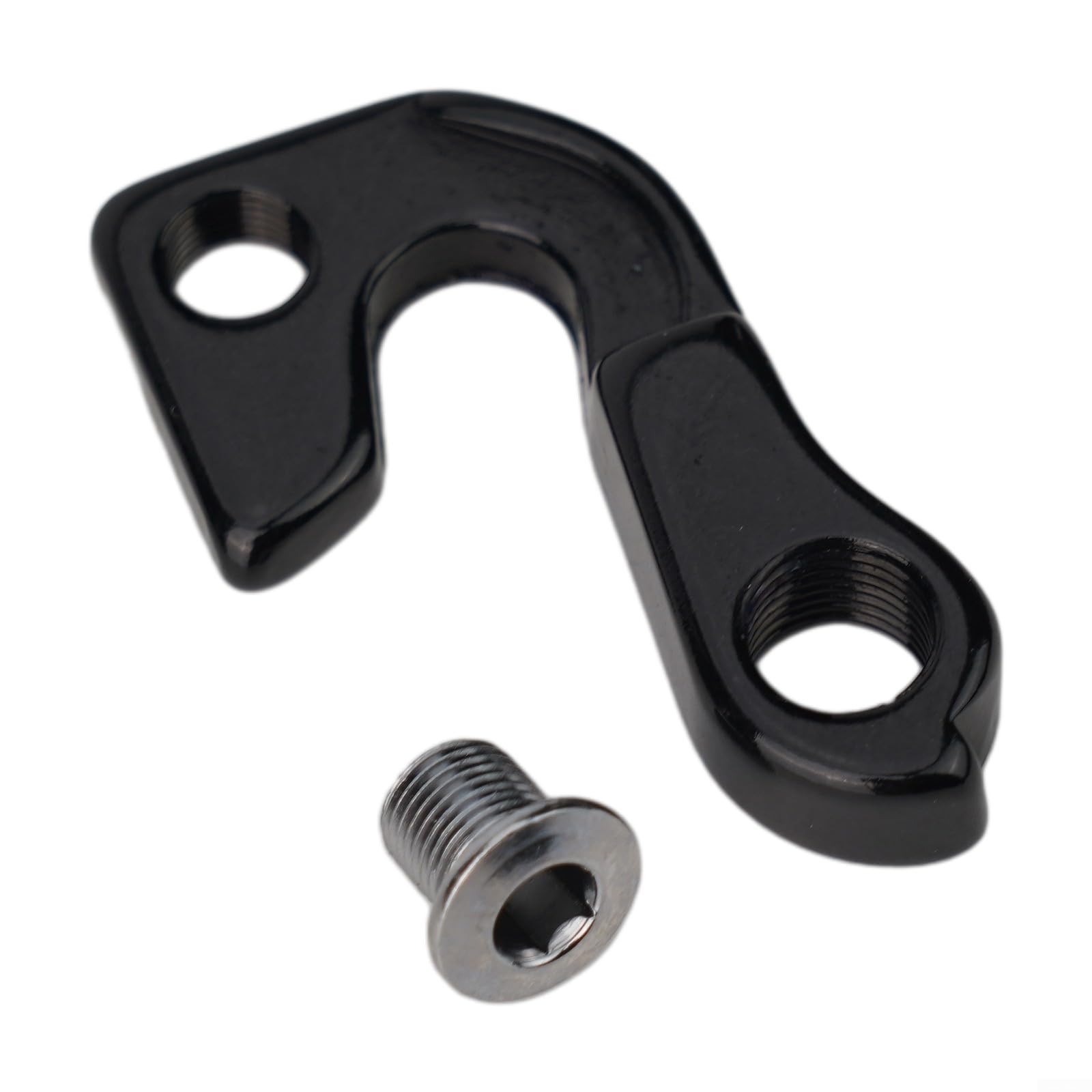 GT Bicycle Rear Derailleur Hanger, Aluminum Alloy Replacement Frame Bracket Tail Hook for GT for Aggressor and Zaskar Mountain Bikes (Black)