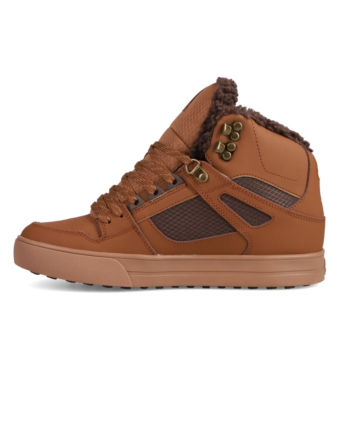 DC Shoes Pure High-Top WC Wnt - High-Top Winterised Shoes for Men - High-Top-Winterschuhe - Männer - 40.5 - Braun