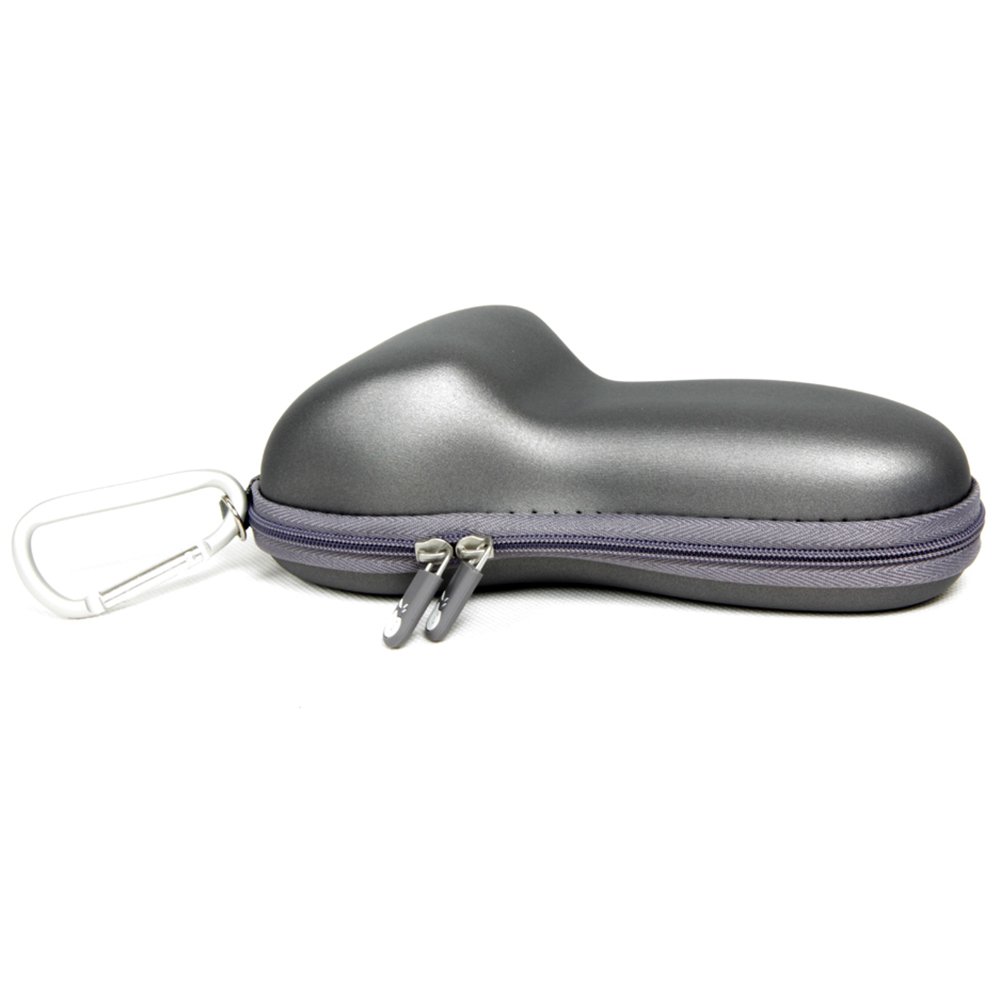Hermitshell Travel Case with Carabiner Fits Panasonic Shaver ES-LA63-S ES-LA93-K ES-8103S Arc3 ARC4 Color Silver Gray