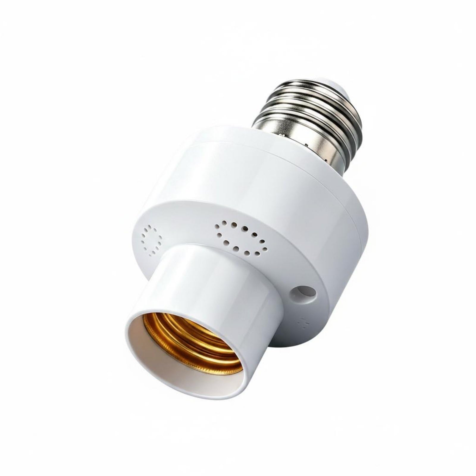 Heat-Resistant Voice Control Bulb Socket Energy Saving Automatic LED Socket Head Easy Install Motion Sensor Lamp Holder 360 Degree Detection for Entryway, Hallway, Stairway, Radar Sensor Lig-image-39