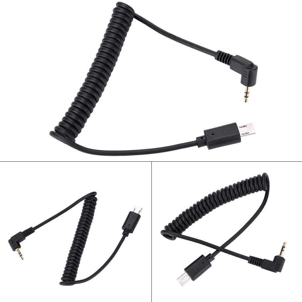 VBESTLIFE RM-VPR1 3,5 mm/2,5 mm S2 kabel zwalniający migawkę do RX1/RX10/RX100/A7S/A7R/A7/A7II/A7III/A9/A58/77M2/99M2/A3500/A5000/A5100/A60000/A60000. /A6300 0/A6500, czarny (2,5