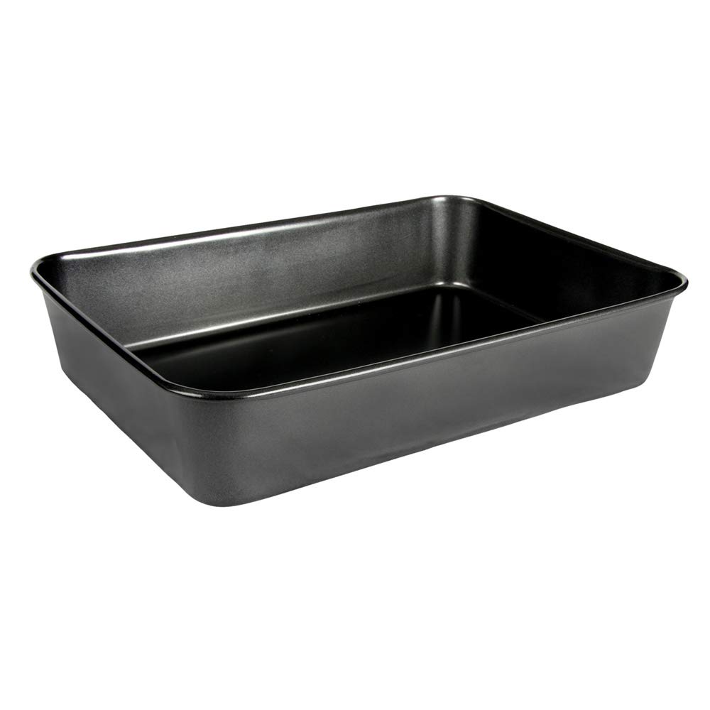 Denby Black Roasting Tray, 28 X 23 X 5 Cm