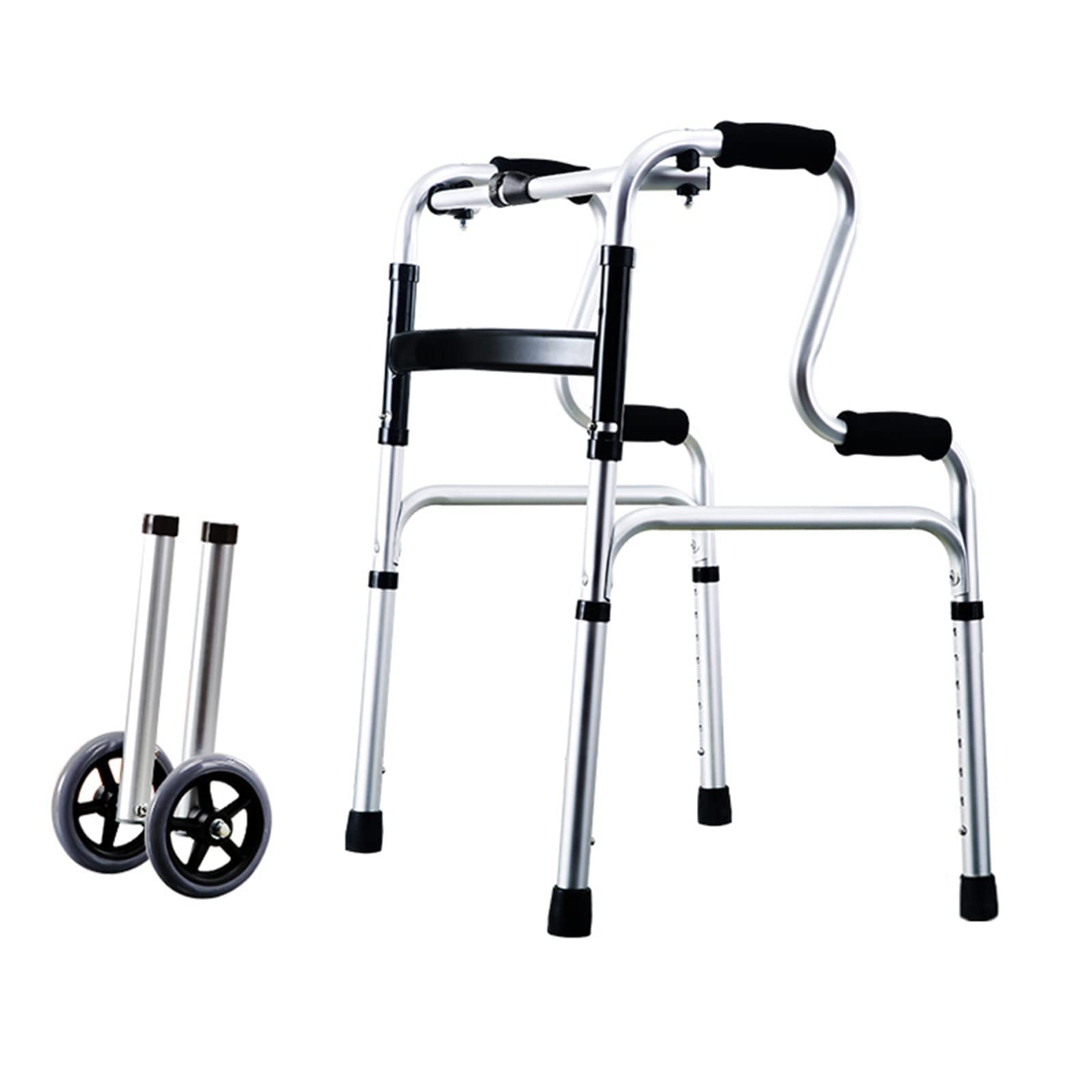 Buy Odie·Tom Folding Lightweight Aluminium Walking Frame with Wheels