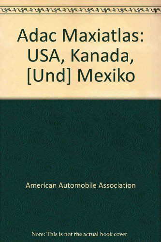 Preisvergleich Produktbild ADAC MaxiAtlas: USA, Kanada, [und] Mexiko (German Edition)