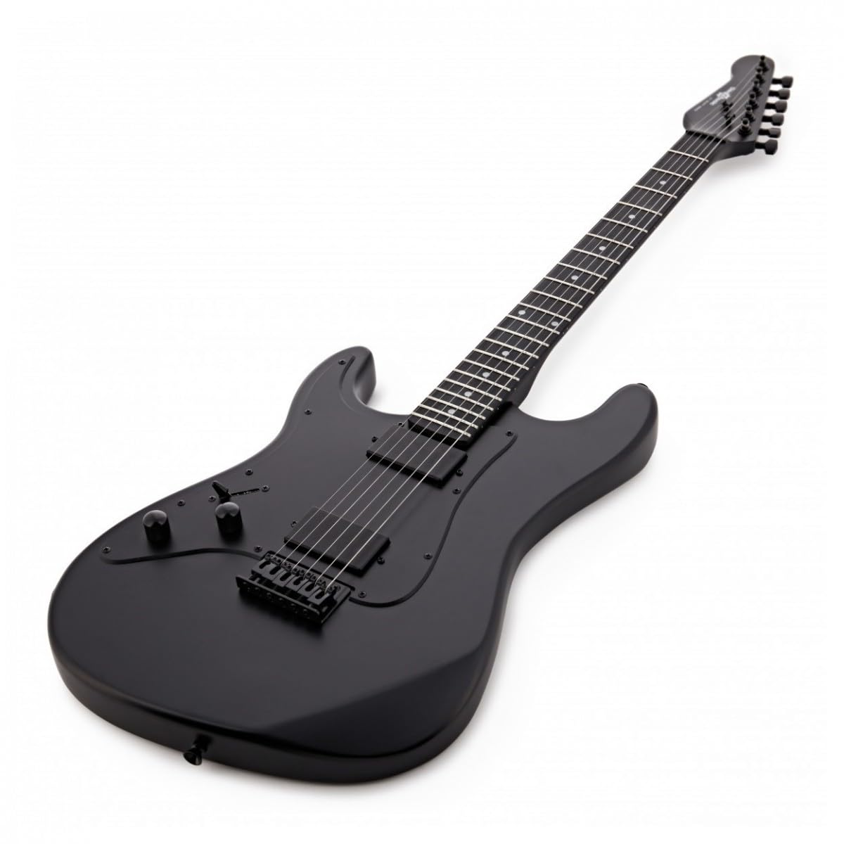 Linkshänder E-Gitarre HH LA Select von Gear4music, Blackout