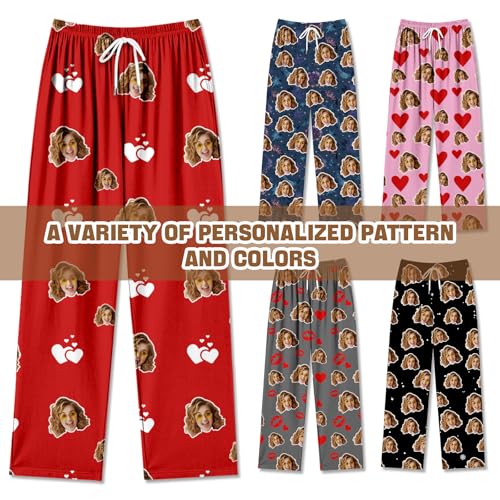 Custom Pajama Pants with Photo Pet Face - Personalized Funny Pajamas Pants for Women Men,Customized Pjs Gifts4