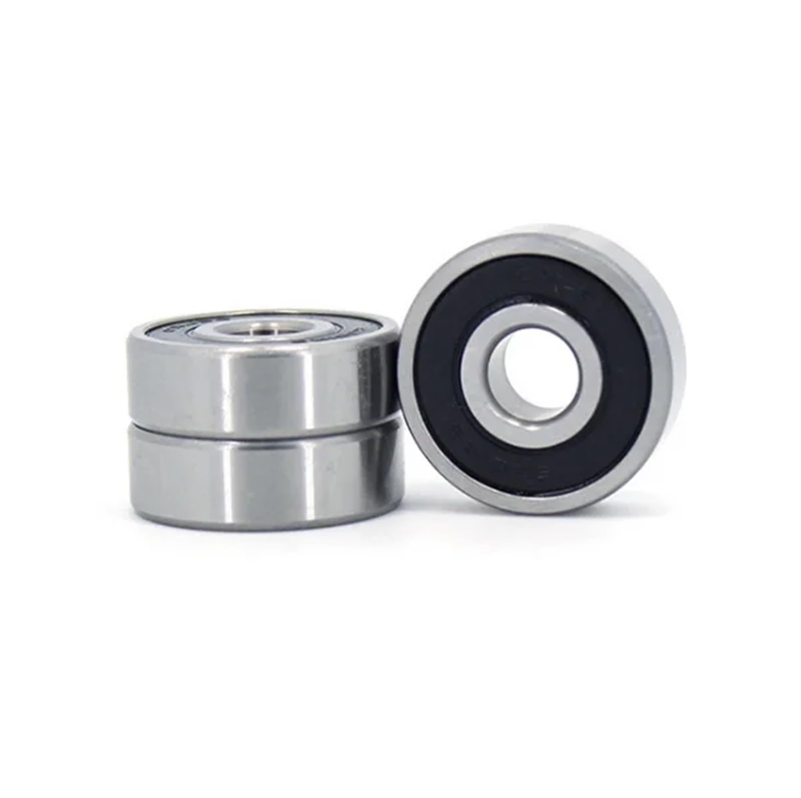 Roulement à Billes en Acier Inoxydable ABEC-5, Double Couvercle en Caoutchouc, 10 pièces, S6000RS S6001RS S6002RS S6003RS S6004RS S6005RS S6006RS S6007RS(S6004-2RS 20x42x12mm)