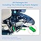 mangoal Dashcam Power Adapter 3 Pin (Model A) Custom for Volvo XC40 XC60 XC90 S60 V60 C40 and More,Hide The Wires, GPS Radar Mirror Camera Dash Cam Adapter Cable,Connects to Rearview Mirror (Hidden)