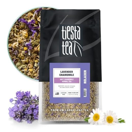 Tiesta Tea Lavender Chamomile Herbal Tea Loose Leaf Calming Blend 8oz