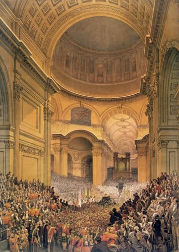 Peinture murale Saint-Paul par Louis Haghe, impression sur toile haut de gamme 60x90