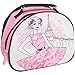 La Chaise Longue 32-V2-103R Vanity Case Les Parisiennes La Romantique Rose Coton enduit PVC Fermeture zip Poignée H20 x 12 x 26 cm