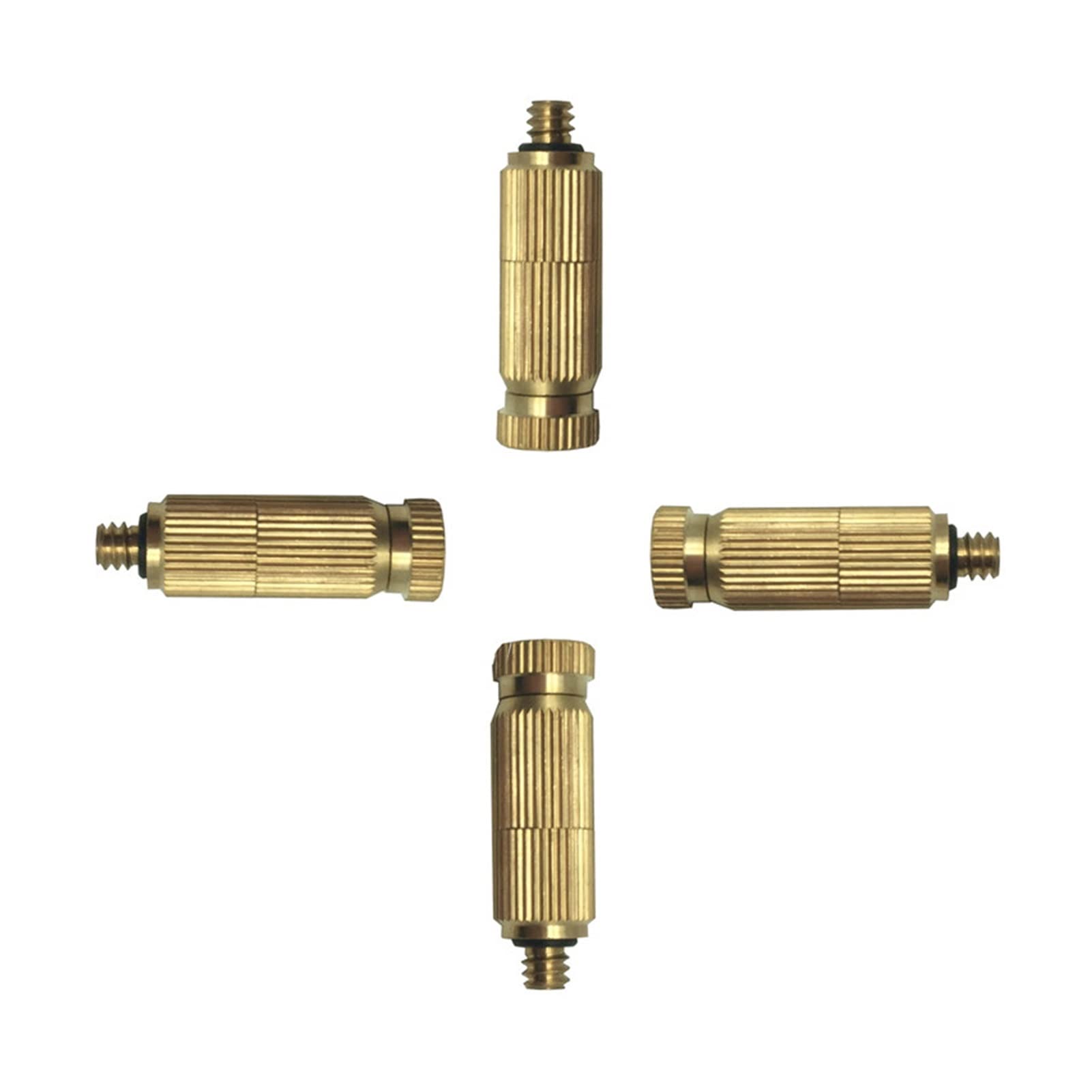 Buses de brumisation d'irrigation, filetage mâle 3/16'', buse de brumisation haute pression en laiton, buse de brumisation d'arrosage, arroseur par brumisation, 10 pièces/sac (couleur : 0,3 mm) (cou